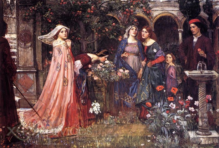 John Waterhouse - Der verzauberte Garten - The Enchanted Garden